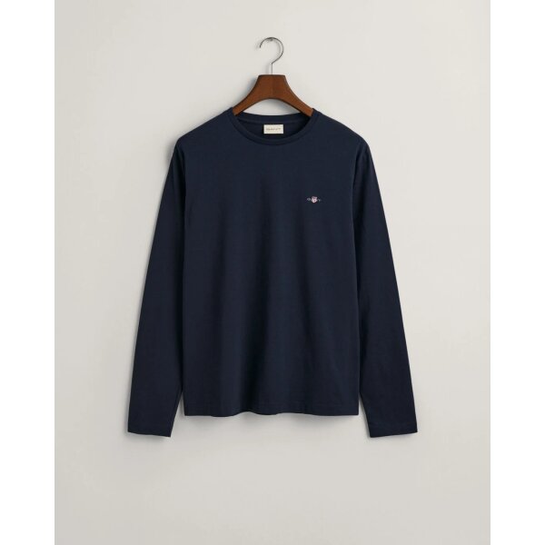 time__1679506207__202302-2004049-433-flat-fv-1 Ανδρική Μπλούζα GANT REG SHIELD LS 2004049 Μπλε - Image 1