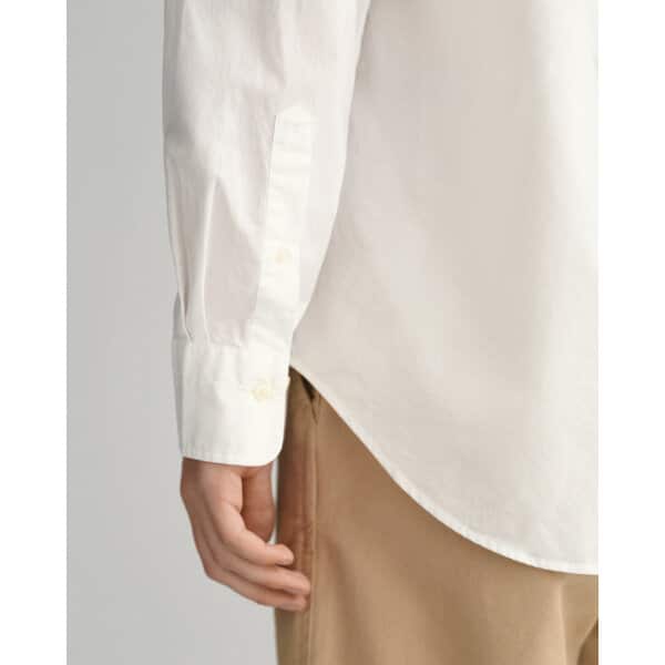 Ανδρικό Πουκάμισο GANT REG POPLIN 3000100 Λευκό - Image 3