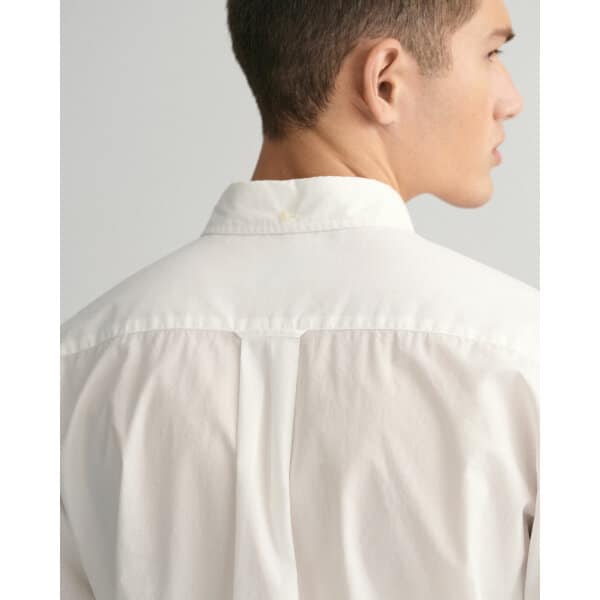 Ανδρικό Πουκάμισο GANT REG POPLIN 3000100 Λευκό - Image 7
