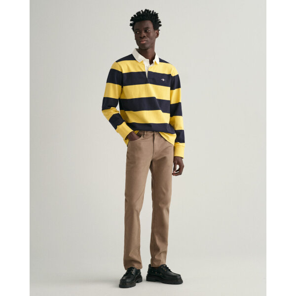 time__1680183061__202302-1000262-261-look-fv-1 Ανδρικό Παντελόνι Τζιν GANT SLIM DESERT 1000262  Καφέ - Image 5