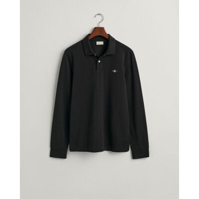 Ανδρικό POLO GANT REG SHIELD PIQUE RUGGER 2230 Μαύρο