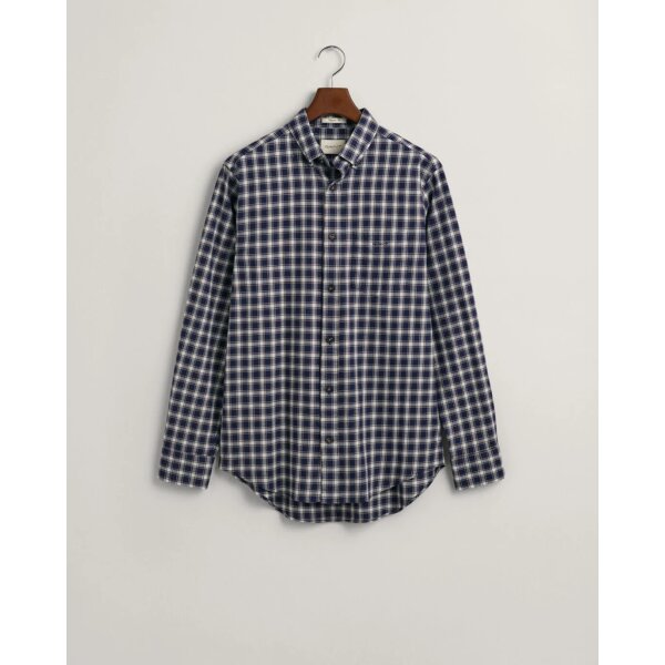 Ανδρικό Πουκάμισο Φανέλα GANT REG MICRO TARTAN 3230213 Μπλε - Image 1