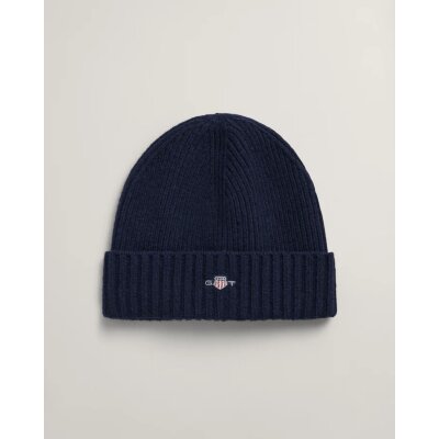 Ανδρικός Σκούφος GANT UNISEX SHIELD WOOL 9910023 Μπλε
