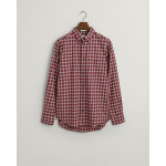 Ανδρικό Πουκάμισο Φανέλα GANT REG MICRO TARTAN 3230213 Μπορντώ