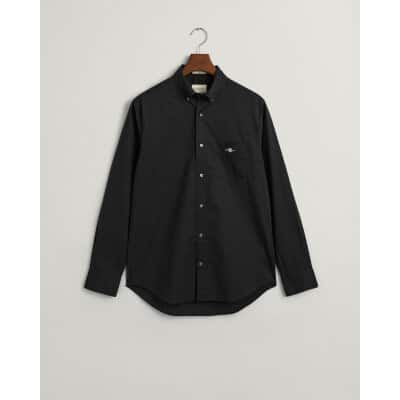 Ανδρικό Πουκάμισο GANT REG POPLIN 3000100 Μαύρο