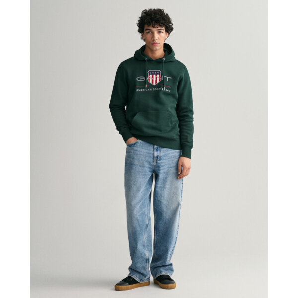 Ανδρική Φούτερ GANT REG ARCHIVE SHIELD 2047082 Πράσινο - Image 2