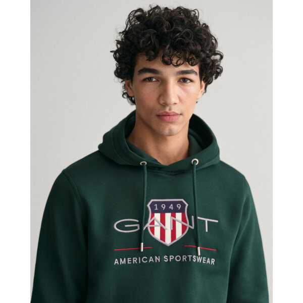 Ανδρική Φούτερ GANT REG ARCHIVE SHIELD 2047082 Πράσινο - Image 6