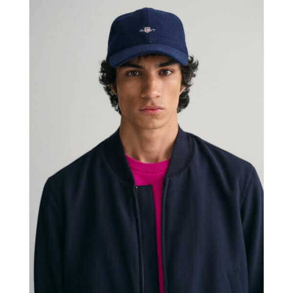 time__1685449515__202303-9900212-410-model-fv-1 Ανδρικό Καπέλο GANT SHIELD MELTON 9900212 Μπλε - Image 1