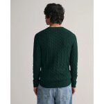 Ανδρικό Πλεκτό GANT COTTON CABLE C-NECK 8050601 Πράσινο - Image 2