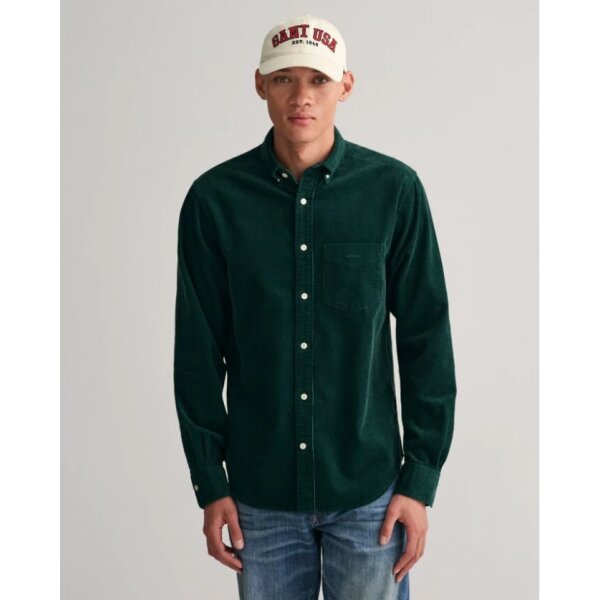 Ανδρικό Πουκάμισο Κοτλέ GANT REG UT CORDUROY 3230228 Πράσινο - Image 2
