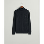 Ανδρικό Ζιβάγκο GANT COTTON CABLE TURTLE C-NECK 8050607 Μαύρο