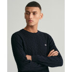 Ανδρικό Πλεκτό GANT COTTON CABLE C-NECK 8050601 Μπλε - Image 5