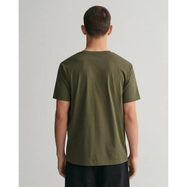 Ανδρική Μπλούζα GANT REG ARCHIVE SHIELD SS 2003199 Πράσινο - Image 3