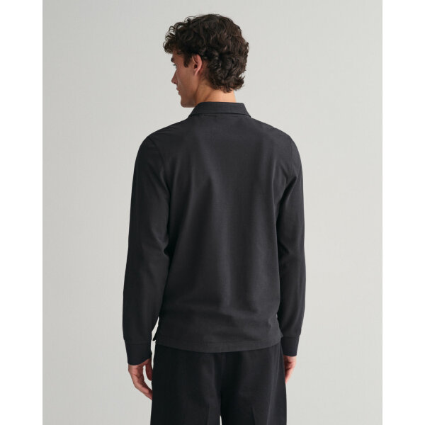 Ανδρικό POLO GANT REG SHIELD PIQUE RUGGER 2230 Μαύρο - Image 4