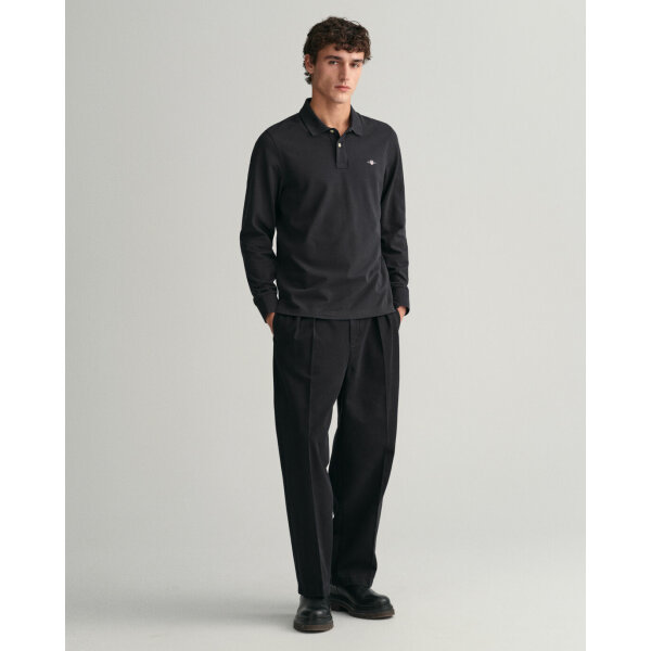 Ανδρικό POLO GANT REG SHIELD PIQUE RUGGER 2230 Μαύρο - Image 5