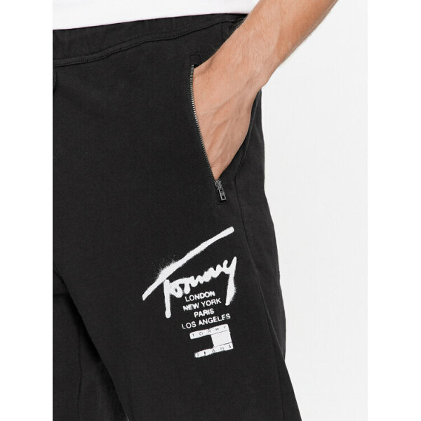 tommy-jeans-panteloni-phormas-dm0dm17693-mauro-regular-fit-0000302798865 (1) Ανδρική Φόρμα Παντελόνι TOMMY JEANS DM0DM17693 REG ZIP SPRAY PNT Μαύρο - Image 2