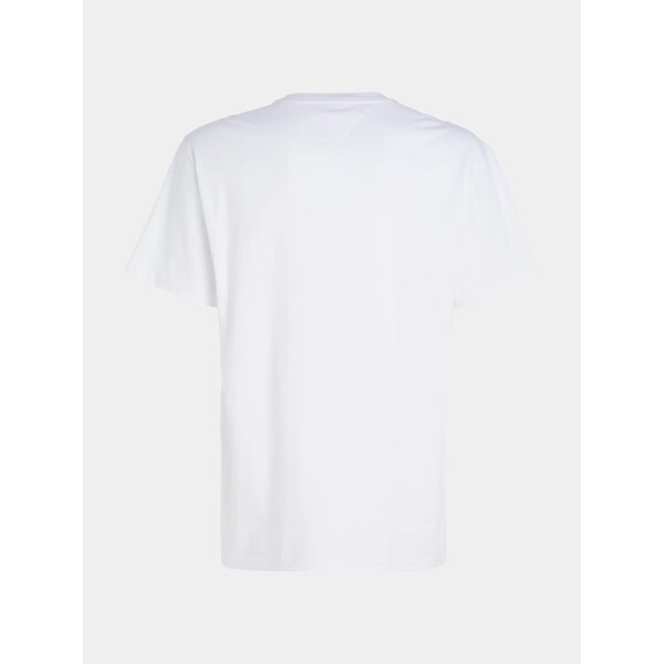 Ανδρική Μπλούζα TOMMY JEANS DM0DM17714 CLSC SMALL FLAG Λευκό - Image 2