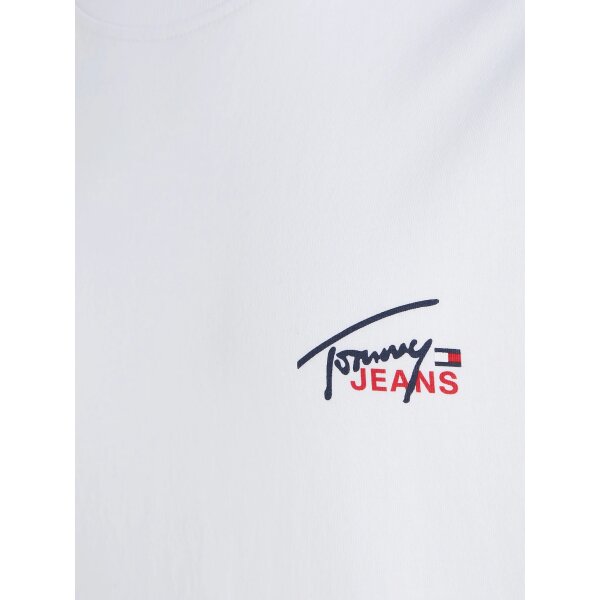 Ανδρική Μπλούζα TOMMY JEANS DM0DM17714 CLSC SMALL FLAG Λευκό - Image 3