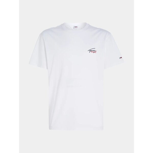 Ανδρική Μπλούζα TOMMY JEANS DM0DM17714 CLSC SMALL FLAG Λευκό - Image 1