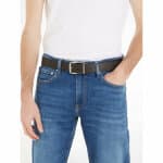 Ανδρική Ζώνη CALVIN KLEIN THR BELT Διπλής Όψης K50K511139 Μαύρο Καφέ - Image 3