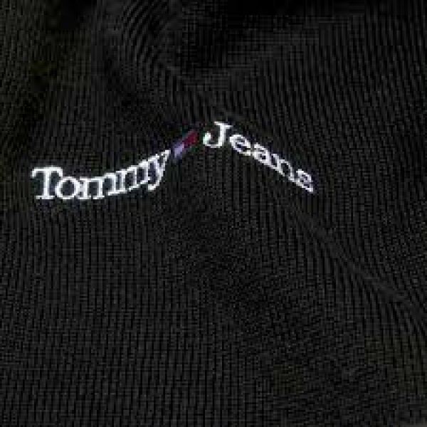 αρχείο λήψης Ανδρικό Κασκόλ TOMMY JEANS AM0AM11703 FLAG SCARF Μαύρο - Image 3
