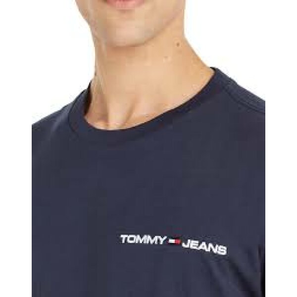 Ανδρική Μπλούζα TOMMY JEANS DM0DM16878 CLSC LINEAR CHEST Μπλε - Image 2