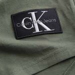 Ανδρική Μπλούζα CALVIN CLEIN J30J323482 BADGE TURN SLEEVE Λαδί - Image 3