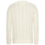Ανδρικό Πλέκτό TOMMY JEANS DM0DM15059 REG CABLE SWEATER Εκρού - Image 2