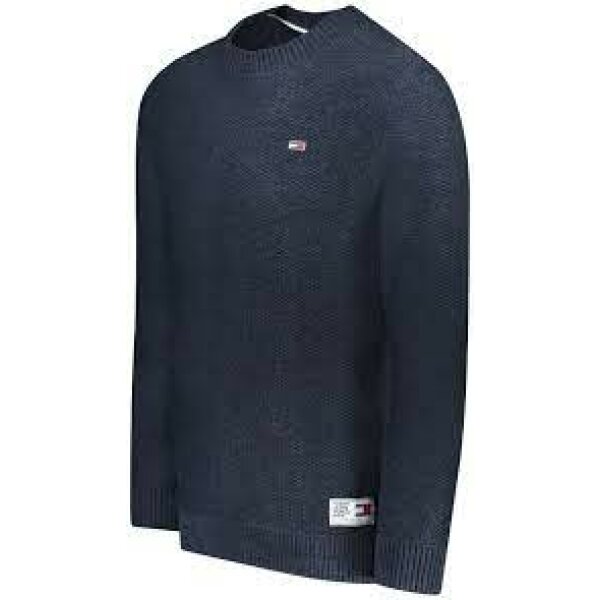 Ανδρικό Πλεκτό TOMMY JEANS DM0DM15060 REG STRUCTURED Μπλε - Image 3