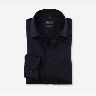 Ανδρικό Πουκάμισο OLYMP Luxor modern fit 12544468 Μαύρο