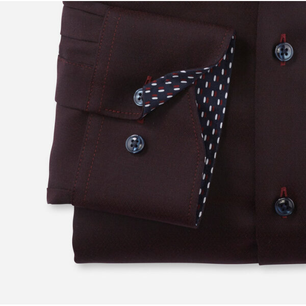 Ανδρικό Πουκάμισο OLYMP Luxor modern fit 12624439 Μπορντώ - Image 4