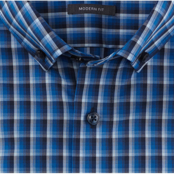 Ανδρικό Πουκάμισο OLYMP MODERN FIT Καρό 12744419 Μπλε - Image 3