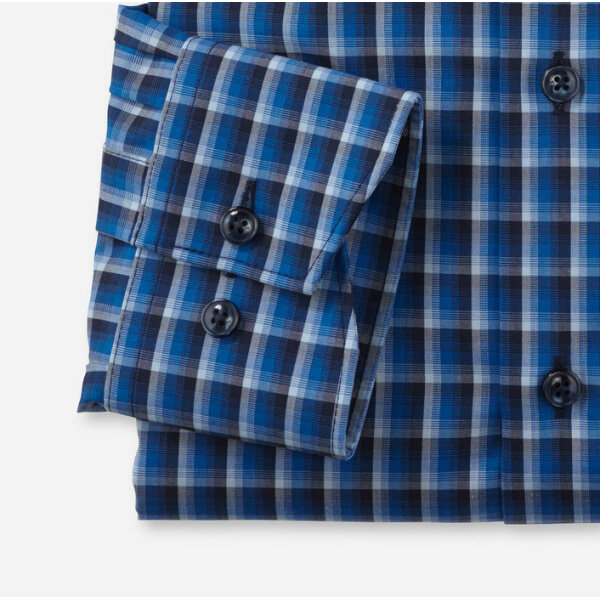 Ανδρικό Πουκάμισο OLYMP MODERN FIT Καρό 12744419 Μπλε - Image 4