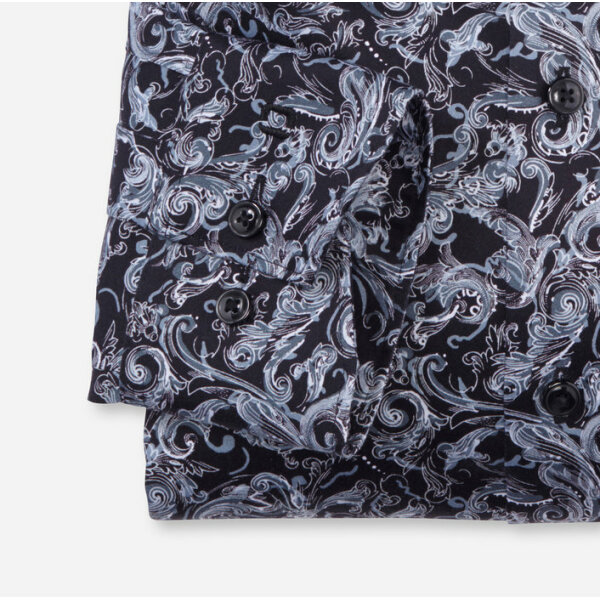 Ανδρικό Πουκάμισο OLYMP Luxor modern fit 13204468  Μαύρο Γκρι - Image 5