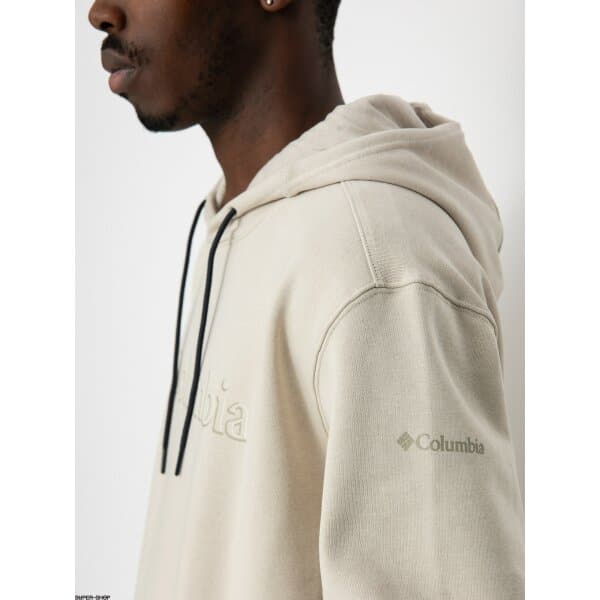 1417915-columbia-csc-basic-logo-ii-hd-hoodie-dark-stone-branded-shadow-graphic Ανδρική Φούτερ Μπλούζα COLUMBIA 1681664 BASIC LOGO Εκρού - Image 4