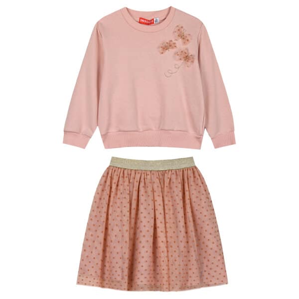 ΠΑΙΔΙΚΟ ΣΕΤ ΜΕ ΦΟΥΣΤΑ ΡΟΖ ΚΟΡΙΤΣΙ 1-6 ENERGIERS 15-123301-0 - Image 1