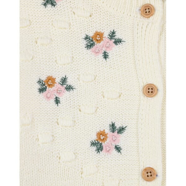 ΠΑΙΔΙΚΗ ΖΑΚΕΤΑ ΕΚΡΟΥ FLORAL ΚΟΡΙΤΣΙ 1-6 ENERGIERS 15-123302-6 - Image 3