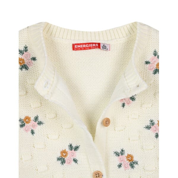 ΠΑΙΔΙΚΗ ΖΑΚΕΤΑ ΕΚΡΟΥ FLORAL ΚΟΡΙΤΣΙ 1-6 ENERGIERS 15-123302-6 - Image 4