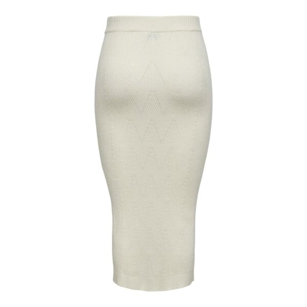 15294441_4232769_back Γυναικεία φούστα maxi Εκρού ONLMAI HW STRUCTURE SKIRT CC KNIT 15294441 - Image 2