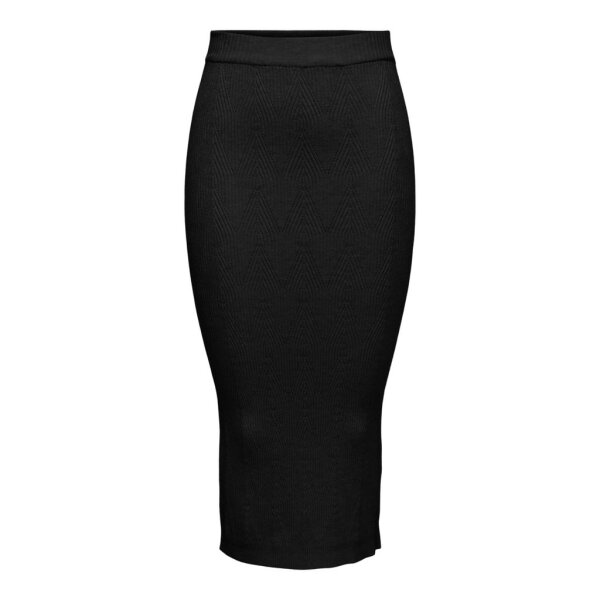 15294441_4320382_front Γυναικεία φούστα maxi Μαύρη ONLMAI HW STRUCTURE SKIRT CC KNIT 15294441 - Image 3