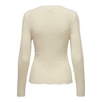 Γυναικεία μπλούζα πλεκτή Εκρού ONLY ONLMAI LS STRUCT O-NECK 15294463 - Image 2