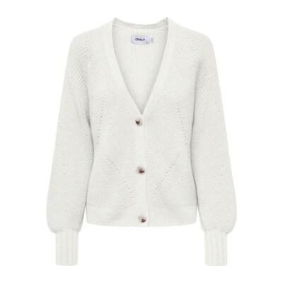 Γυναικεία Ζακέτα Λευκή ONLY ONLELLA LIFE LS CARDIGAN CC KNT  15294630