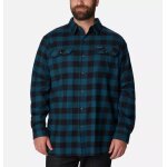 Ανδρικό Πουκάμισο Φανέλα PLUS SIZE COLUMBIA FLARE GUM 1861584 Πράσινο Μαύρο