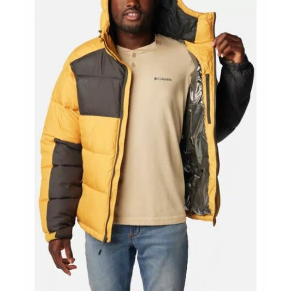 Ανδρικό Μπουφάν COLUMBIA pike lake 2050931 Μαύρο Πορτοκαλί - Image 4