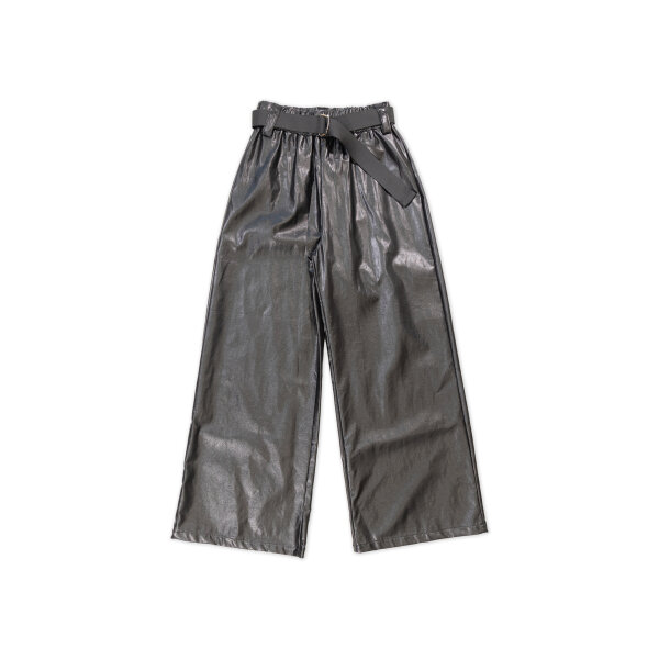 ΠΑΙΔΙΚΟ ΠΑΝΤΕΛΟΝΙ ΔΕΡΜΑΤΙΝΗ ΚΑΜΠΑΝΑ ΜΑΥΡΟ NEW COLLEGE 44-2052 - Image 1