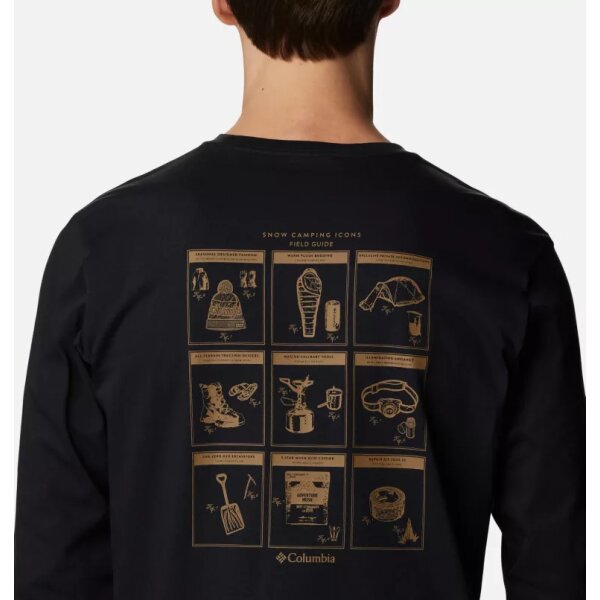 Ανδρική Μπλούζα COLUMBIA 2054553 EXPLORERS CANY Μαύρο - Image 3
