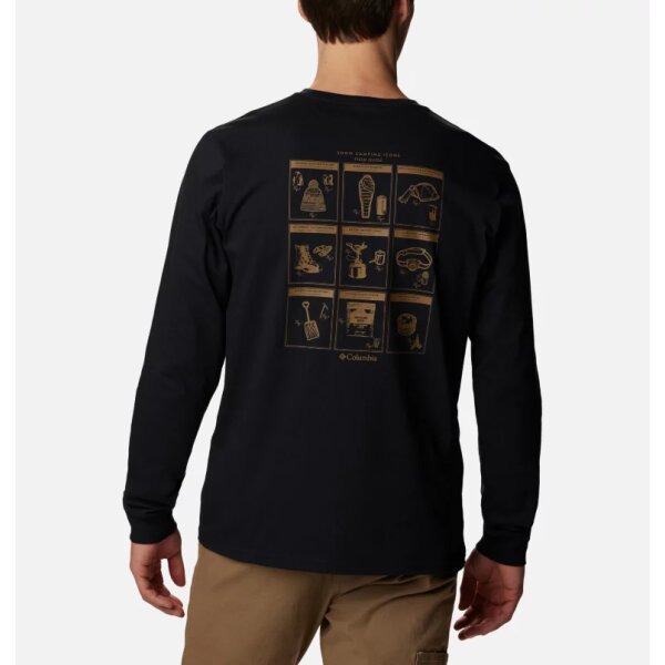 Ανδρική Μπλούζα COLUMBIA 2054553 EXPLORERS CANY Μαύρο - Image 4