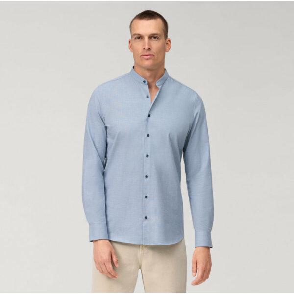 21124411-706x700 Ανδρικό Πουκάμισο OLYMP Level Five body fit 21124411 Γαλάζιο - Image 1