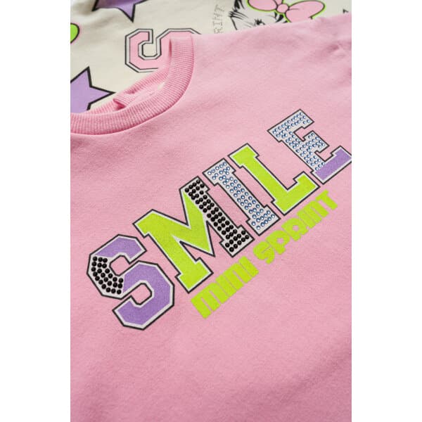 Παιδικό Σετ Κολάν για Κορίτσι 1-5 Ετών Ροζ  232-2006 - Image 3