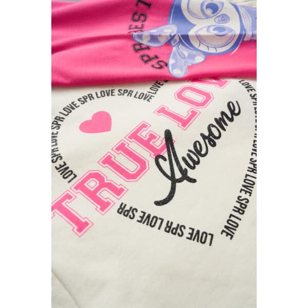 Παιδικό Σετ Κολάν για Κορίτσι 1-5 Ετών Εκρού 232-2010 - Image 4